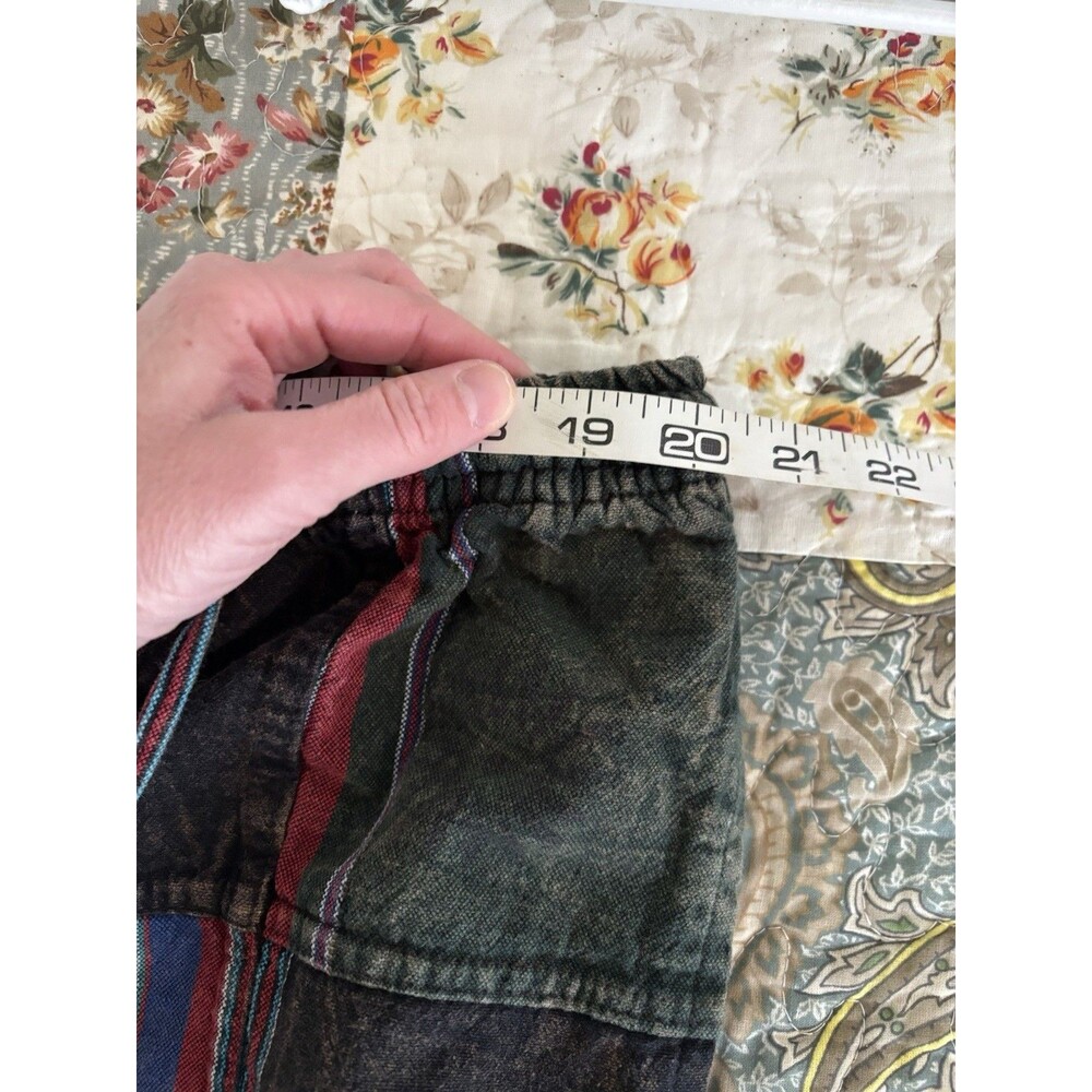 Patchwork Hippie Pants Size Multicolor Festival S… - image 8